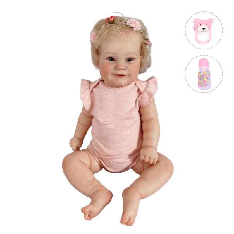 LIANYUN Muñeca bebe reborn vinilo de silicona juguetes para 50cm