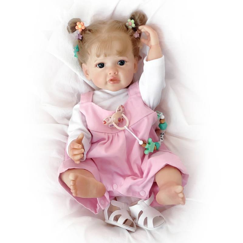 LIANYUN Muñeca bebe reborn vinilo de silicona juguetes para 55cm