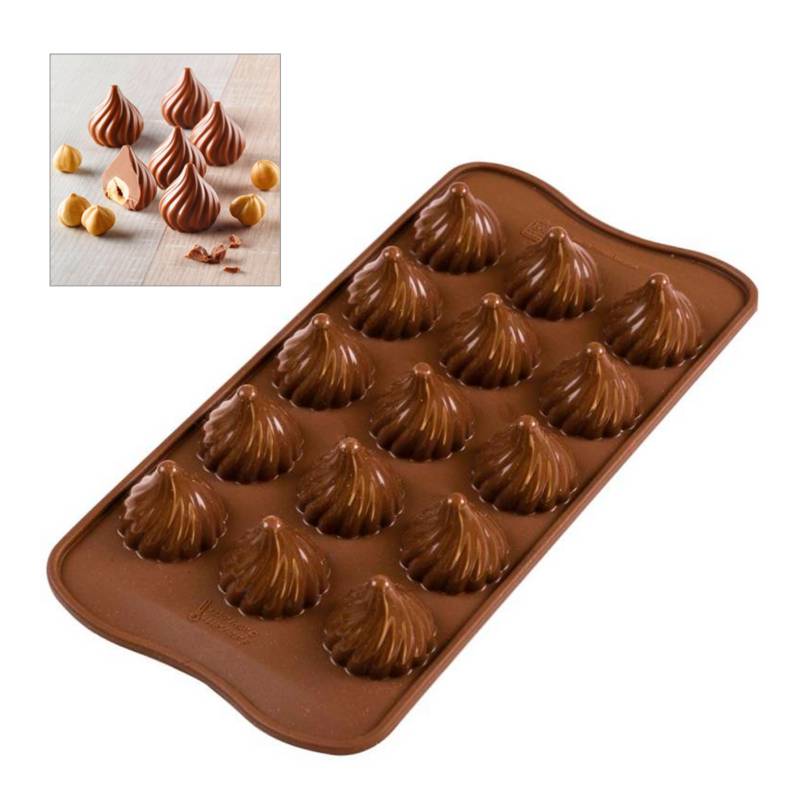 Molde silicona Redondo 10.5x5.5 cms Sil53 - Tienda del Chocolate