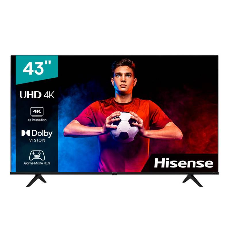 HISENSE - Televisor Hisense 43 " Smart tv UHD 4K 43A6H
