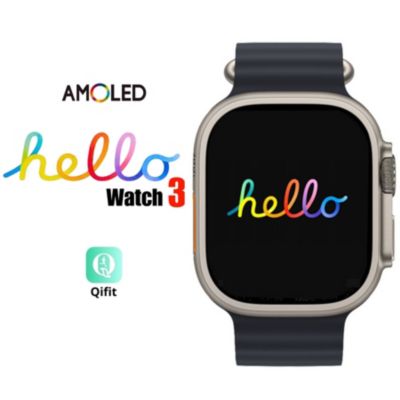 Pack Smartwatch Hello Watch 3 Negro 4GB Amoled Acuatico y Audífono F9 -  Promart
