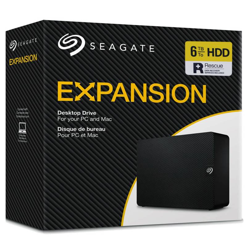 SEAGATE - Disco Externo 6 Tb Seagate Expansion USB 3.0 (STKP6000400)