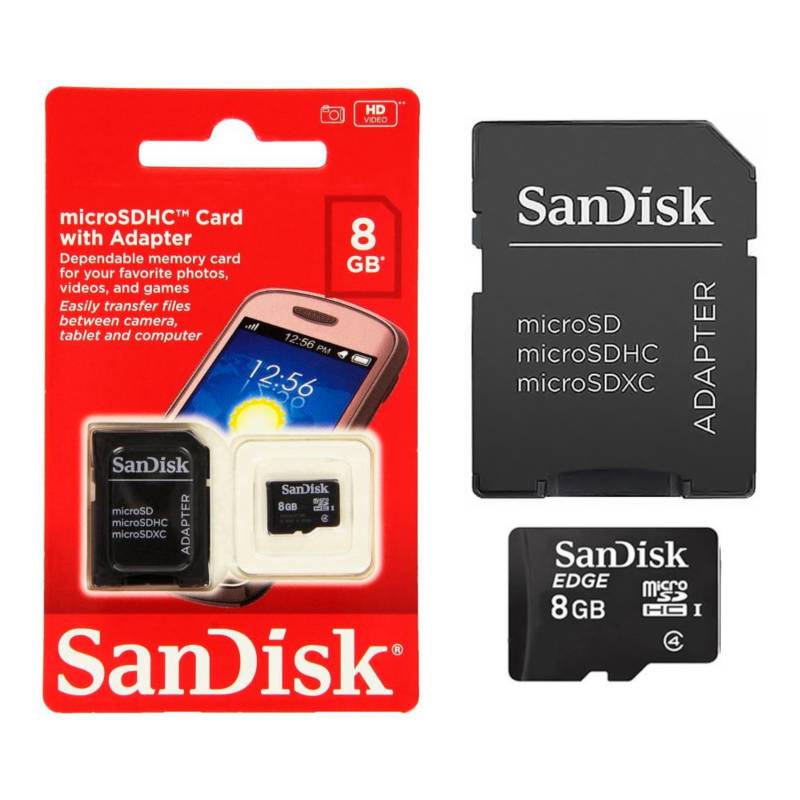 Tarjeta Micro SD Sandisk 8GB