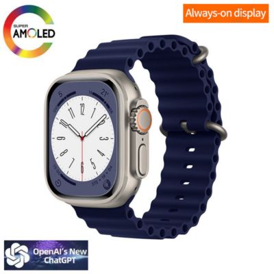 Smartwatch Hk8 Pro Max 2Gene Chat GPT Amoled Naranja IWOWN