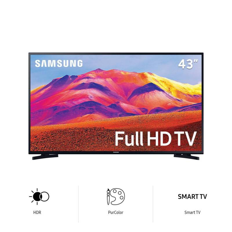 SAMSUNG - Televisor Samsung Smart TV 43 FHD UN43T5202AGXPE