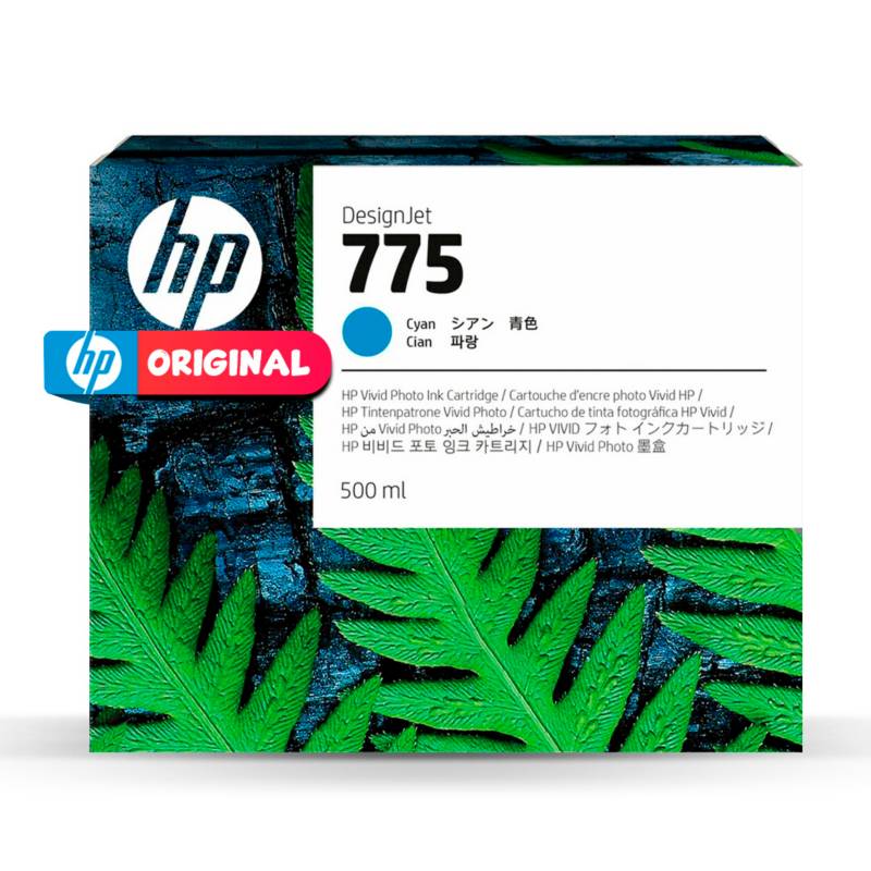 HP - Tinta Hp 775 DesignJet Z6 pro 500ml Original - 1XB17A Cyan