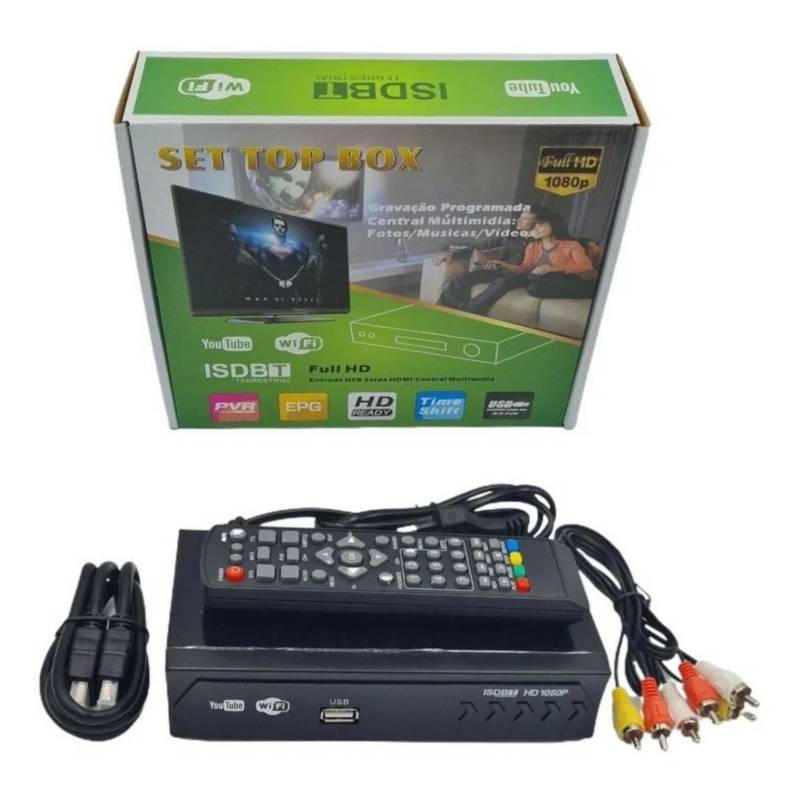 Sintonizador Decodificador De Televisión Digital EASYBOX T710 HD Easy Corp