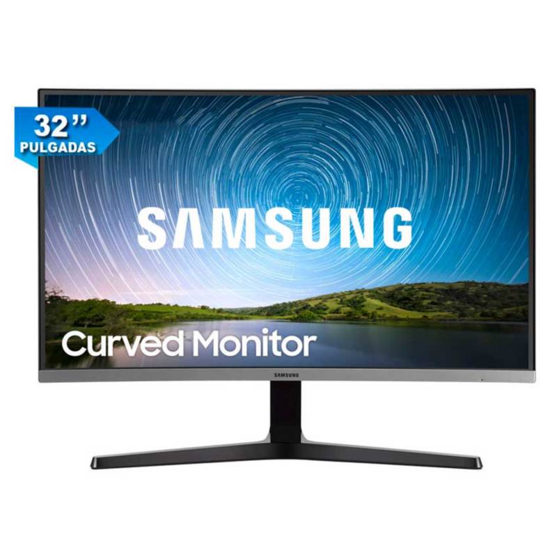 SAMSUNG - Monitor Samsung 32” LC32R500FHLXPE Curvo Full HD 75Hz Sin Bordes