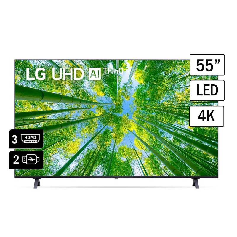Televisor LG LED 55'' UHD 4K ThinQ AI 55UQ7950