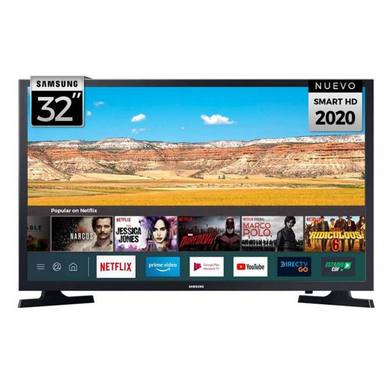 SAMSUNG - Televisor Samsung 32 Led SMART TV HD UN32T4300