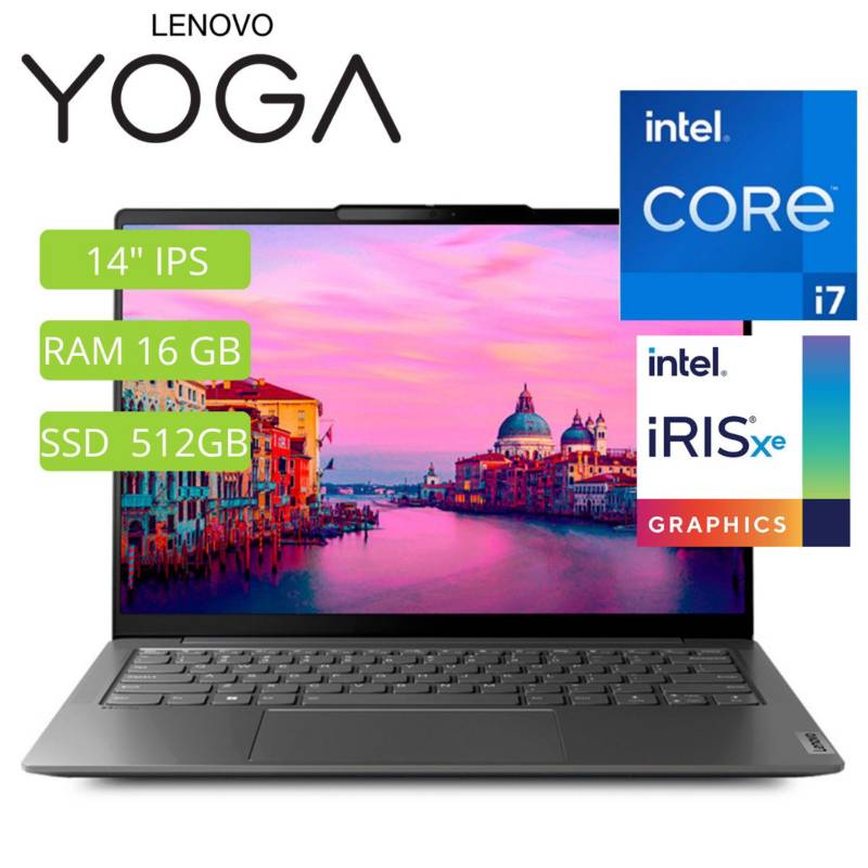 LENOVO - Laptop Lenovo Yoga Slim 6 14Irp8  Core I7,  16Gb Lpddr5, 512Gb Ssd, Window 11