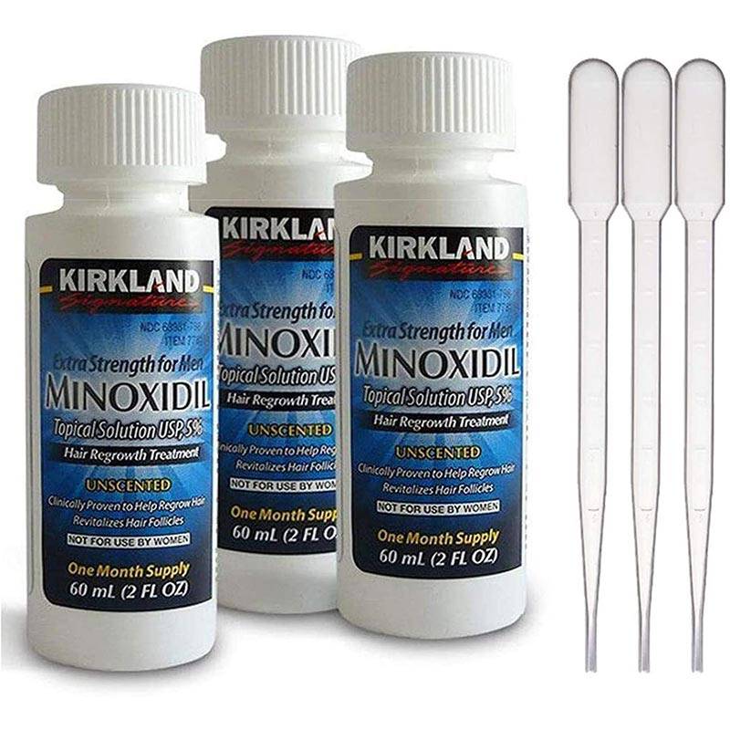 KIRKLAND - Minoxidil Kirkland 5% loción - 3 frascos