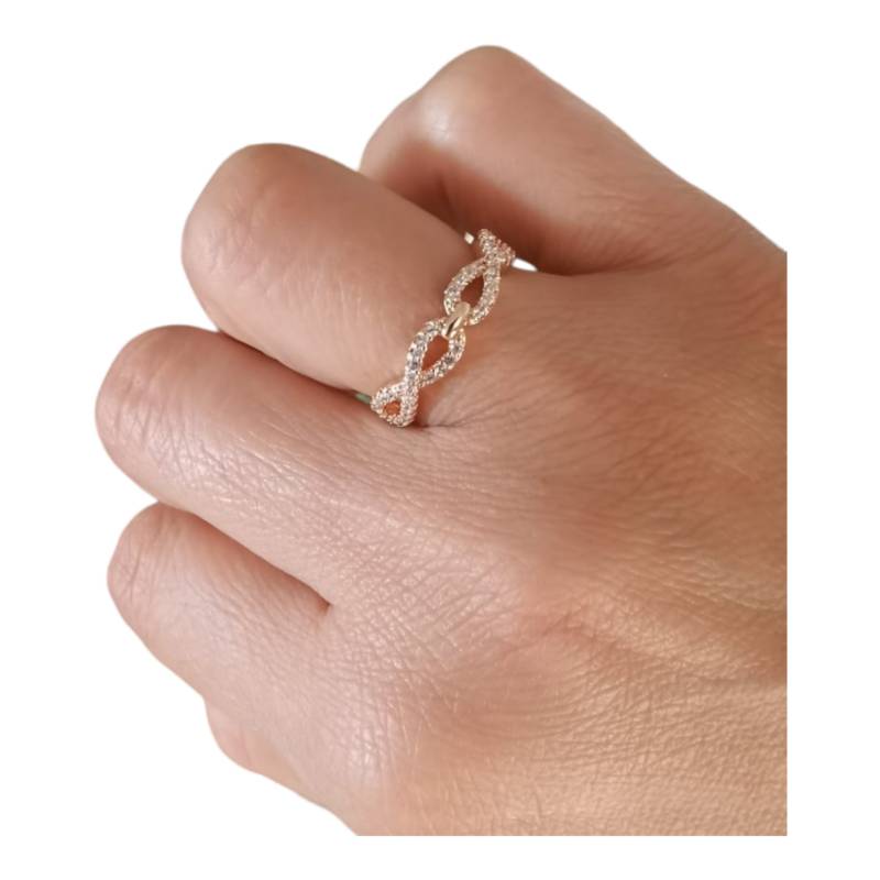 Anillos sortija de lujo para mujer joyería fija Elegante