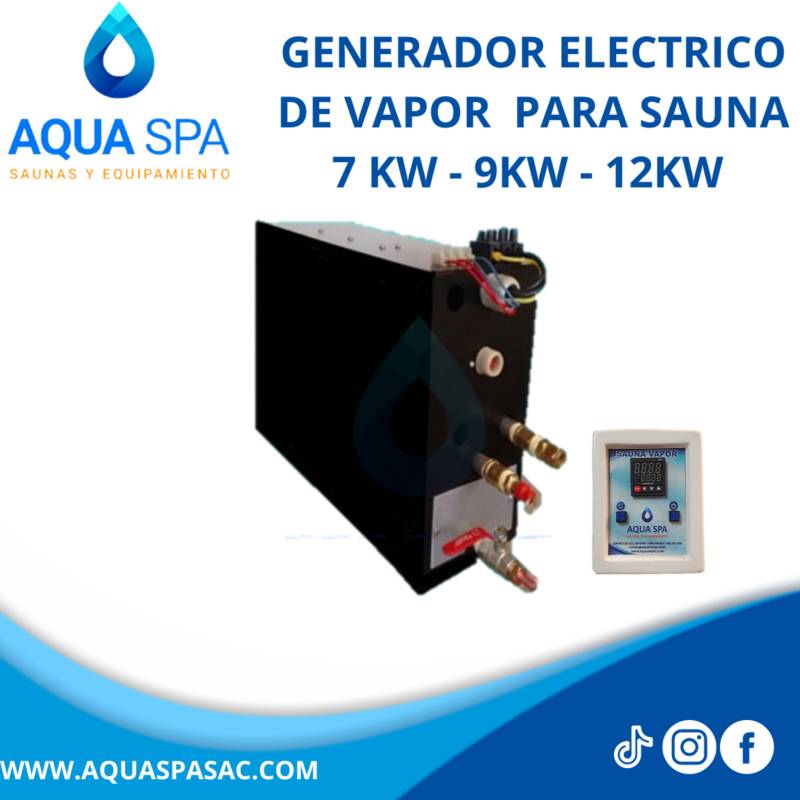 AQUA - GENERADOR DE VAPOR ELECTRICO PARA SAUNA