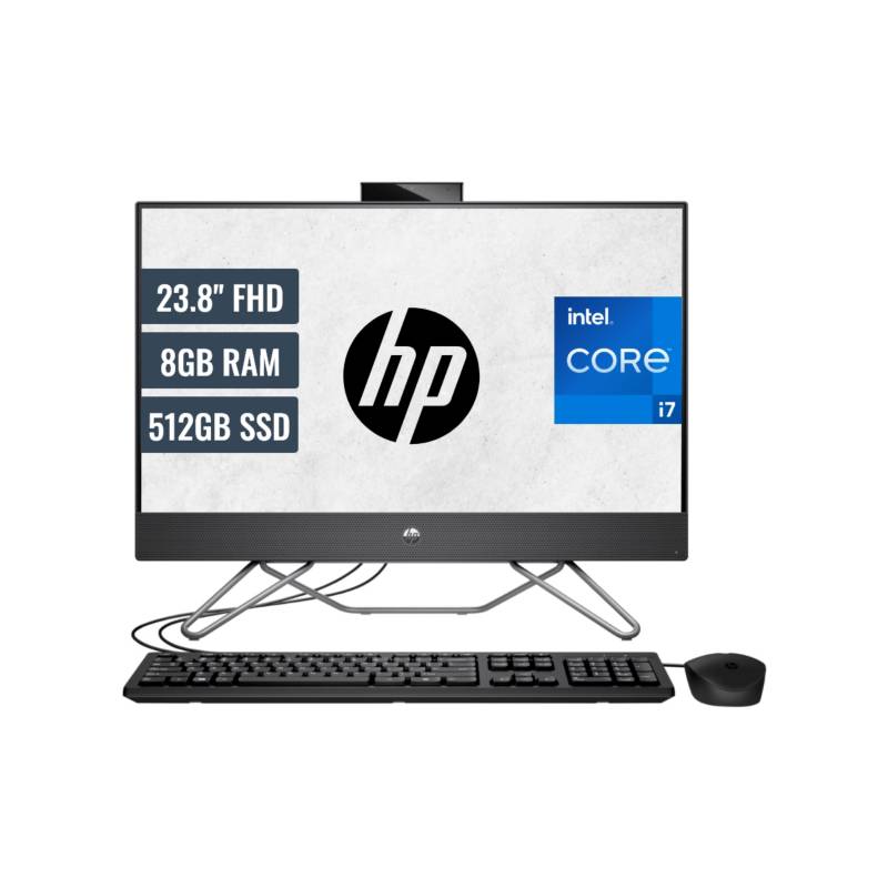 HP - HP All in one ProOne 240 G9, 23.8" FHD, Intel Core™ i7-1255U 8GB DDR4, 512GB SSD