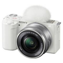 Cámara Sony ZV-E10 con 16-50mm Lente - Blanco
