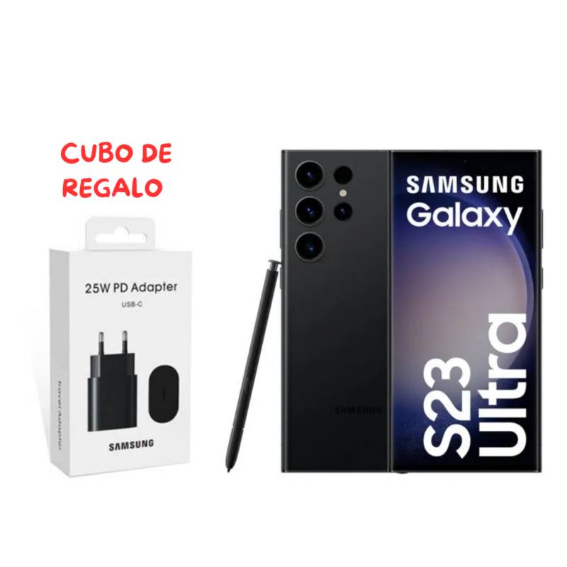 SAMSUNG - SAMSUNG GALAXY S23 ULTRA  512GB /12GB ; CUBO DE REGALO - NEGRO