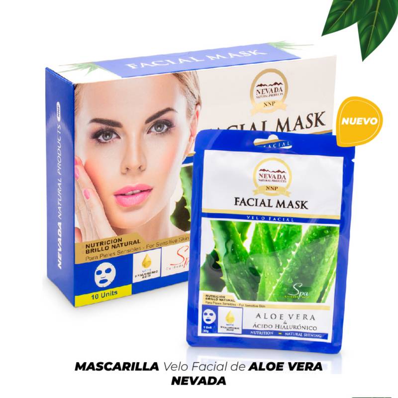 Mascarilla Velo Facial De Aloe Vera Nevada Natural Products