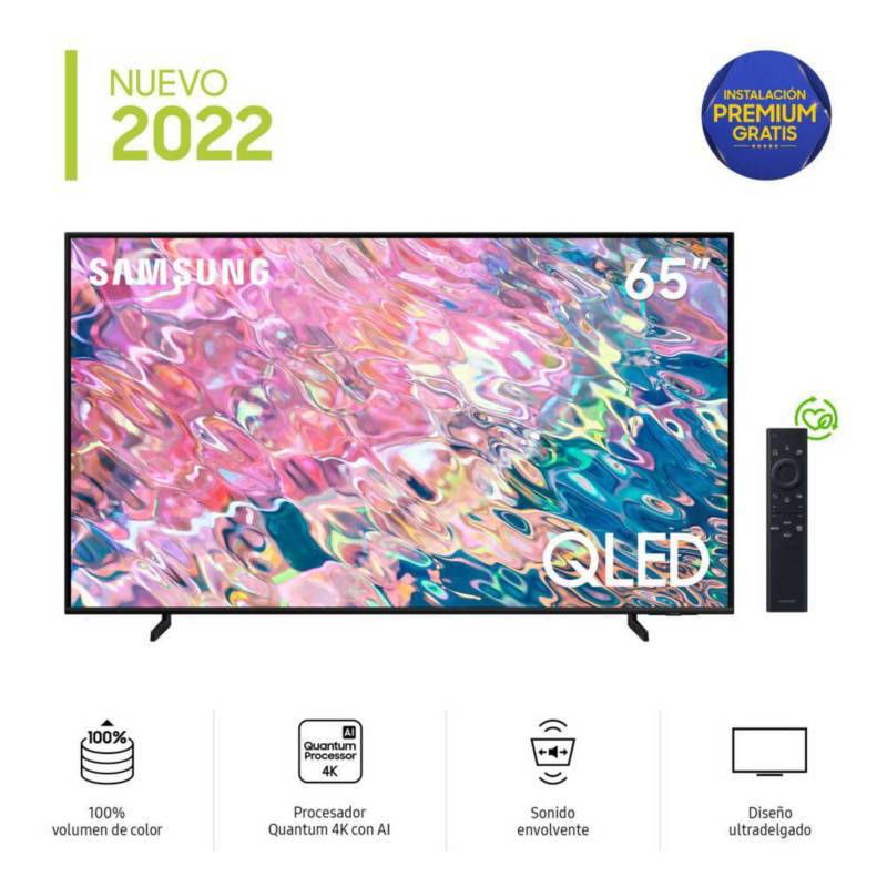 SAMSUNG - Televisor Samsung 65 QLED 4K Smart Tv QN65Q60BAGXPE