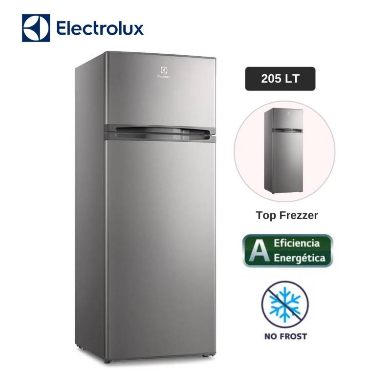 ELECTROLUX - Refrigeradora Electrolux 205Lt Dos Puertas ERTY20GHZHVI- Gris