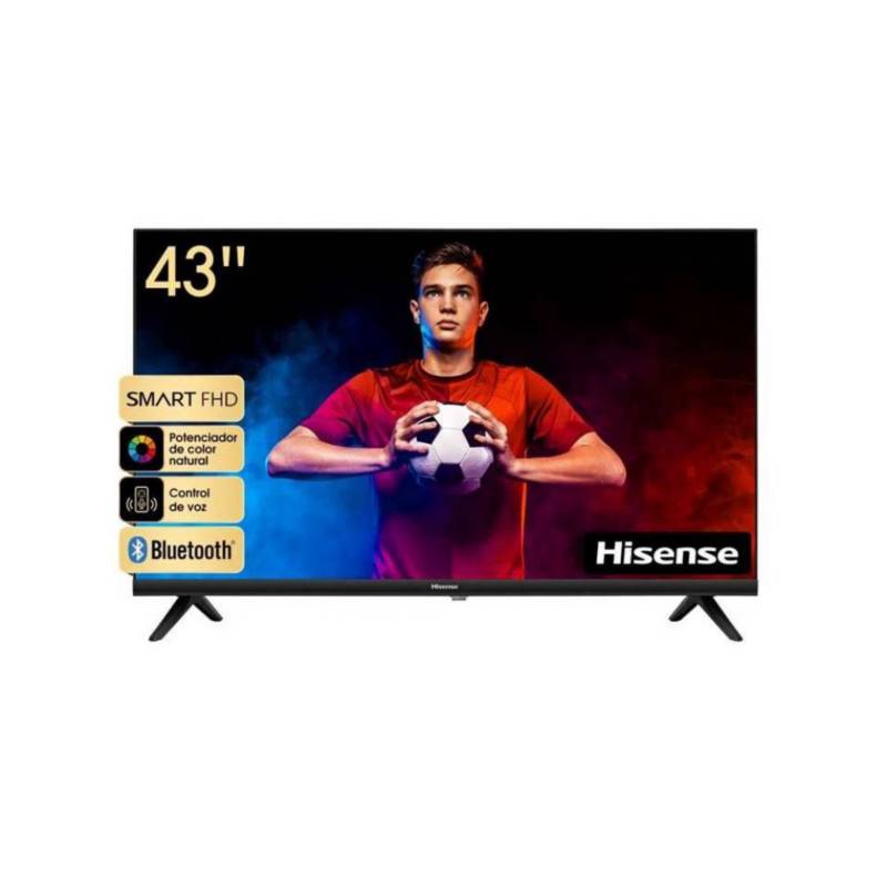 HISENSE - Televisor Hisense 43 FHD Smart TV Con Bluetooth 43A4H