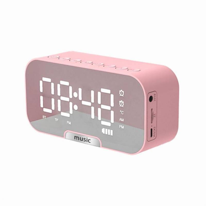 RV Color Rosa-Reloj Infantil, Reloj Adolescente, con Alarma