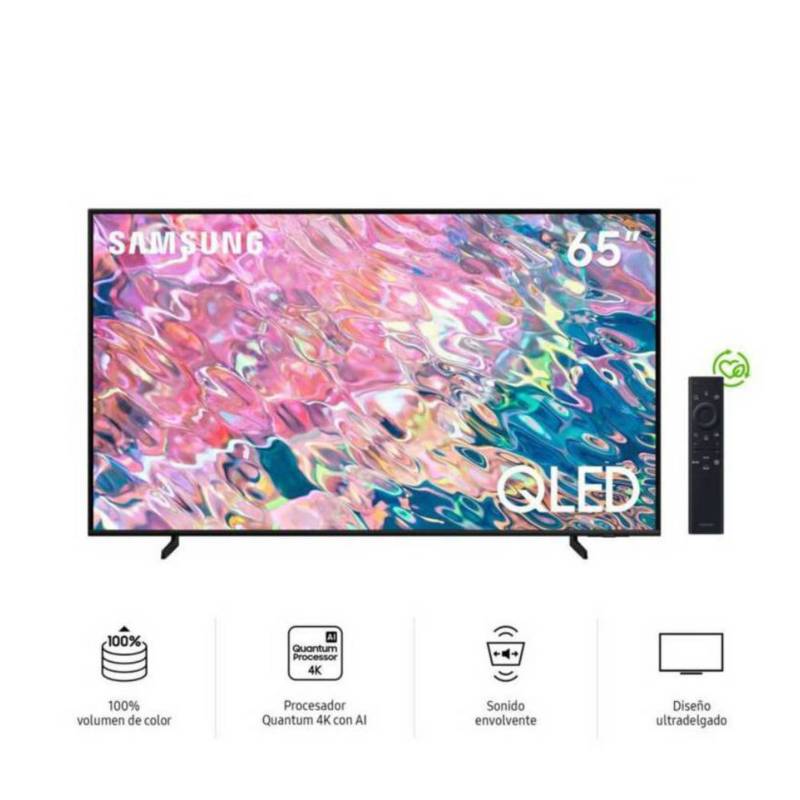 SAMSUNG - Televisor Samsung 65 QN65Q60BAGXPE QLED 4K Smart Tv