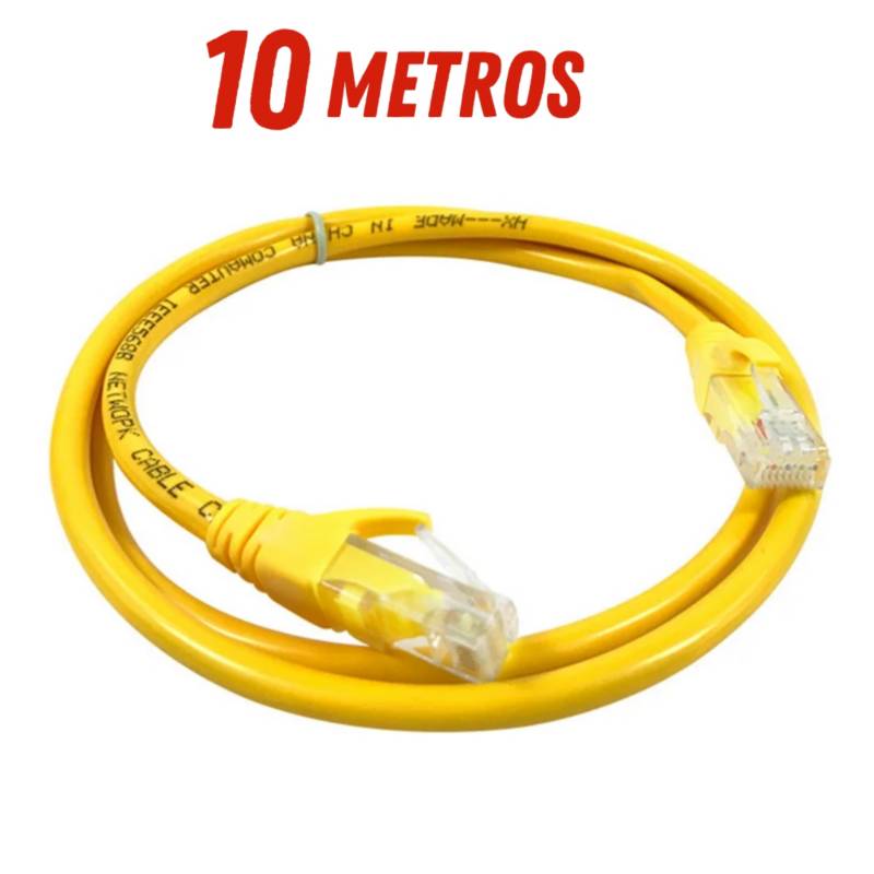 Cable De Red Ethernet Internet 5 Metros Largo Lan Cat 5e
