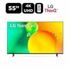 Televisor Smart UHD 4K LG 55 Pulgadas Nanocell Thinq Ai 55nano75sqa