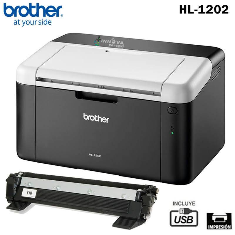 Brother Impresora Láser Blanco y Negro HL-1202