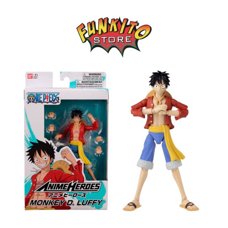 Anime Heroes One Piece Luffy, Personaje de Acción + 4 Años