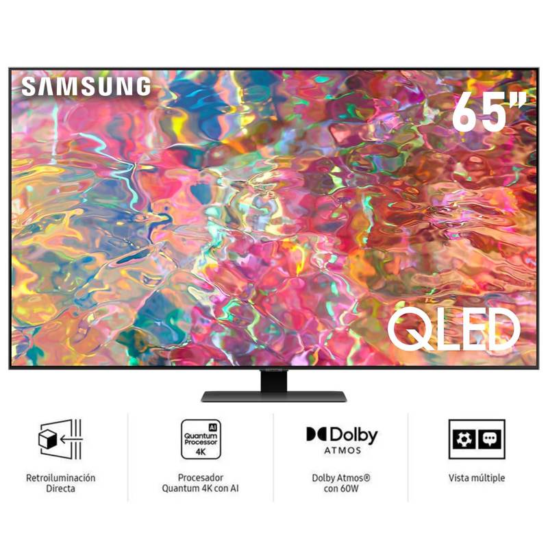 SAMSUNG - Televisor Samsung  65” QLED 4K Smart TV QN65Q80BAGXPE