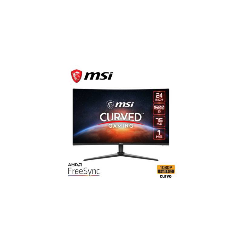 MSI G243CV - Monitor Gaming Curvo 24, FHD, 75 Hz (1920x1080, VA