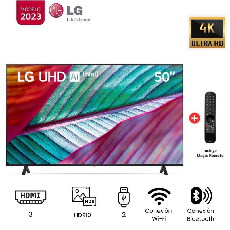 Televisor LG 50” ThinQ AI UR8750PSA WebOss Smart TV 4K UHD 2023 LG