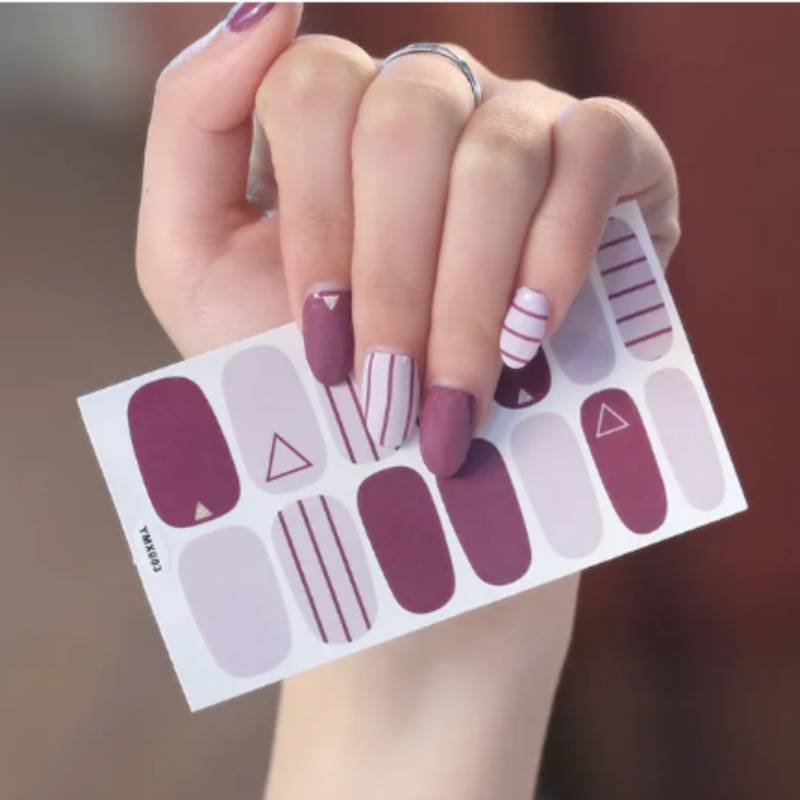 stickers pegatinas para uñas completas impermeables manicure GENERICO