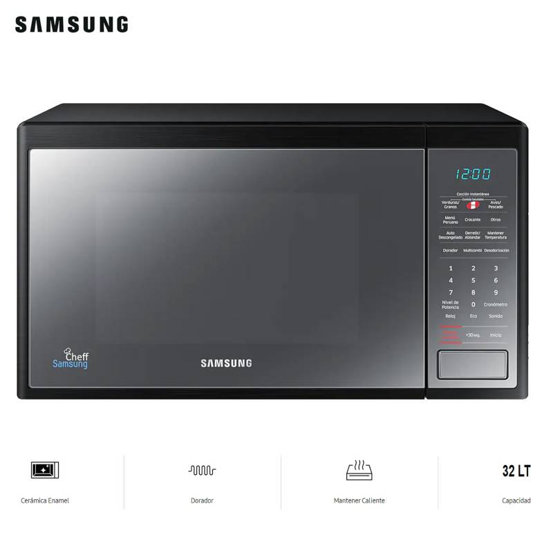 Microondas SAMSUNG 23L AGE83X/XPE Espejo