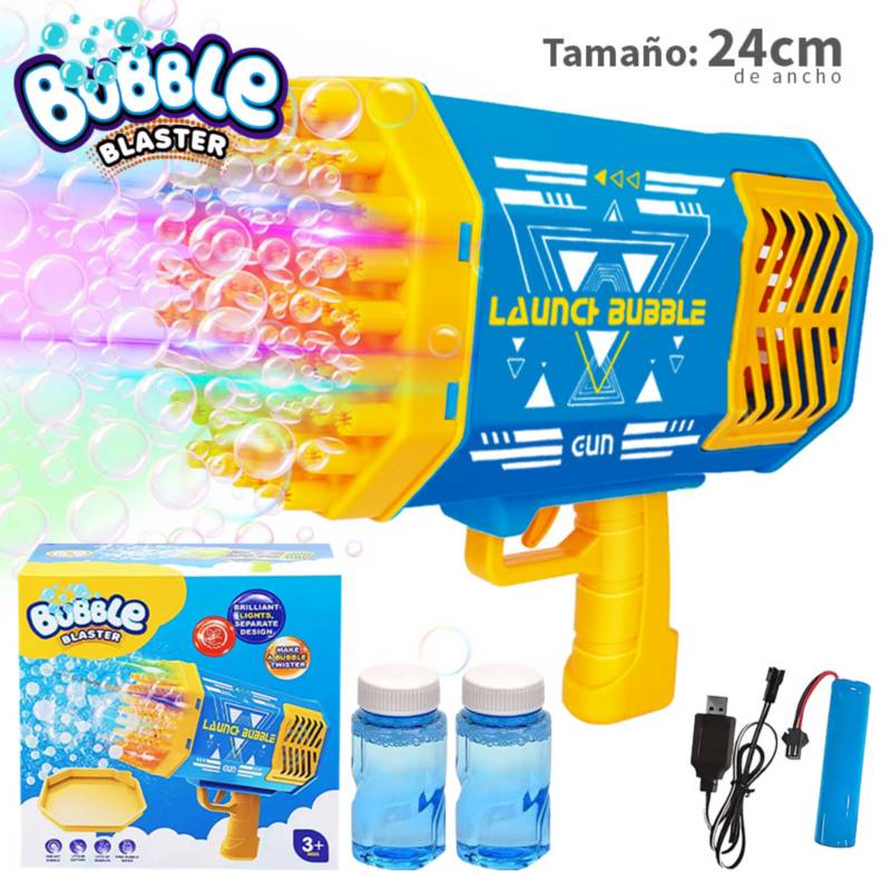 Camara De Burbujas Musical Con Luz De Conejo Para Niños