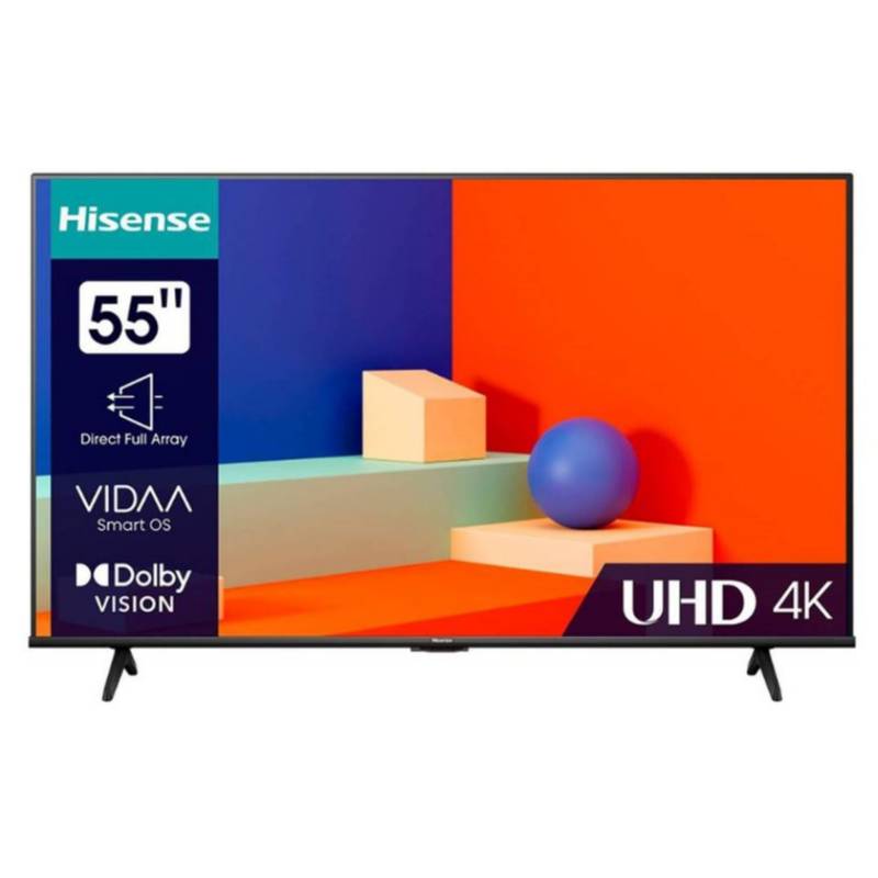 HISENSE - Televisor Hisense 55" Año 2023 UHD 4K Smart TV Con Bluetooth 55A6K