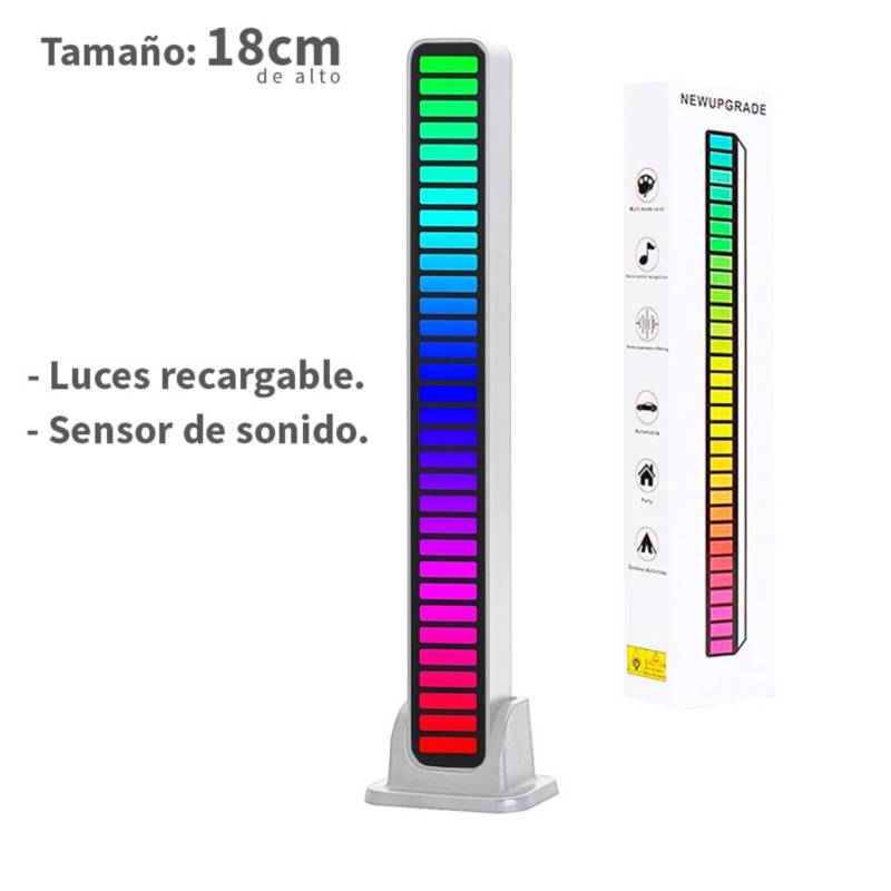 Bombilla RGB con Volumen Ajustable de Luz y Musica GENERICO