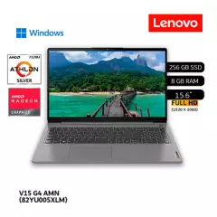 LENOVO - Laptop Lenovo Athlon Silver 7120U 8GB RAM 256GB SSD 156 FHD WIND 82YU00X5LM