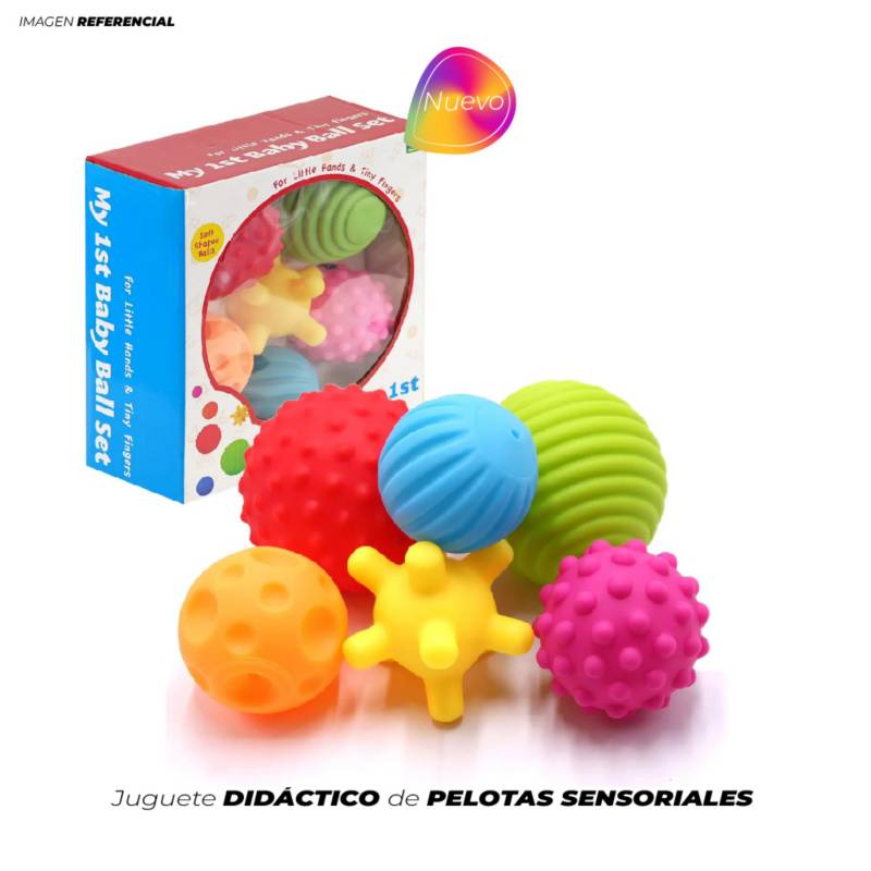 pelotas sensoriales - pack de 3