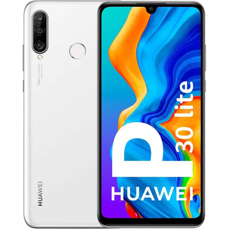 HUAWEI - Celular Huawei p30 Lite MAR-LX3A 6GB 128G 615in Blanco