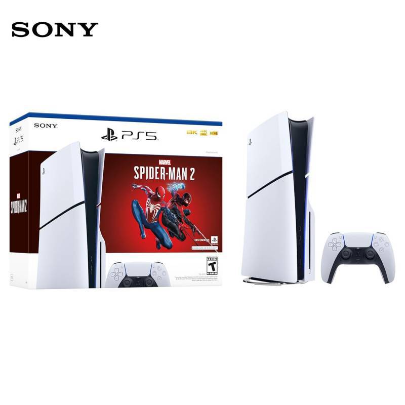 Consola PlayStation 5 Slim Lector de discos + Juego digital