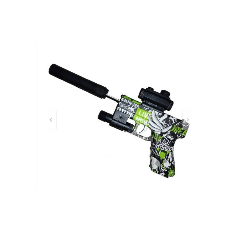 Pistola Hidrogel Con Laser Y Silenciador – TZIGO BOLIVIA