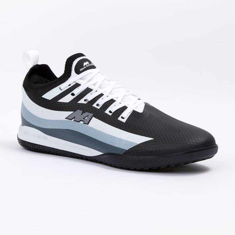 ZAPATILLAS NEW ATHLETIC FOOTBALL SLABS45 NEGRO CON BLANCO PARA