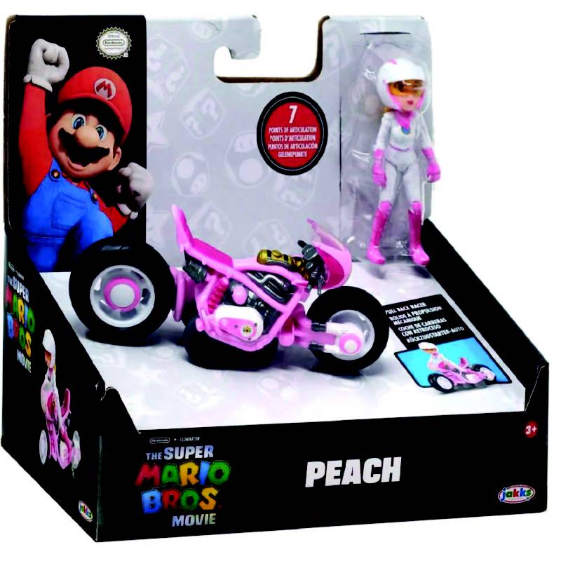 The Super Mario Bros. Movie Mini Figura Peach 3 Cm Jakks Pacific