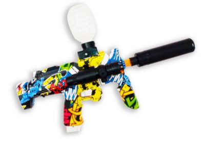 Pistola hidrogel MP7 con silenciador de luz RGB modelo 1 GENERICO