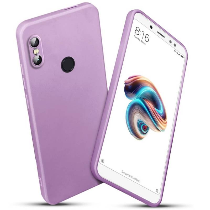 Funda Case de Xiaomi Redmi Note 12 PRO 4G Soft Feeling Lila Antigolpe  GENERICO