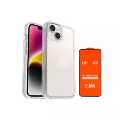 NILLKIN - Case Otterbox Symmetry Para Iphone 15 Clear + Vidrio 11D