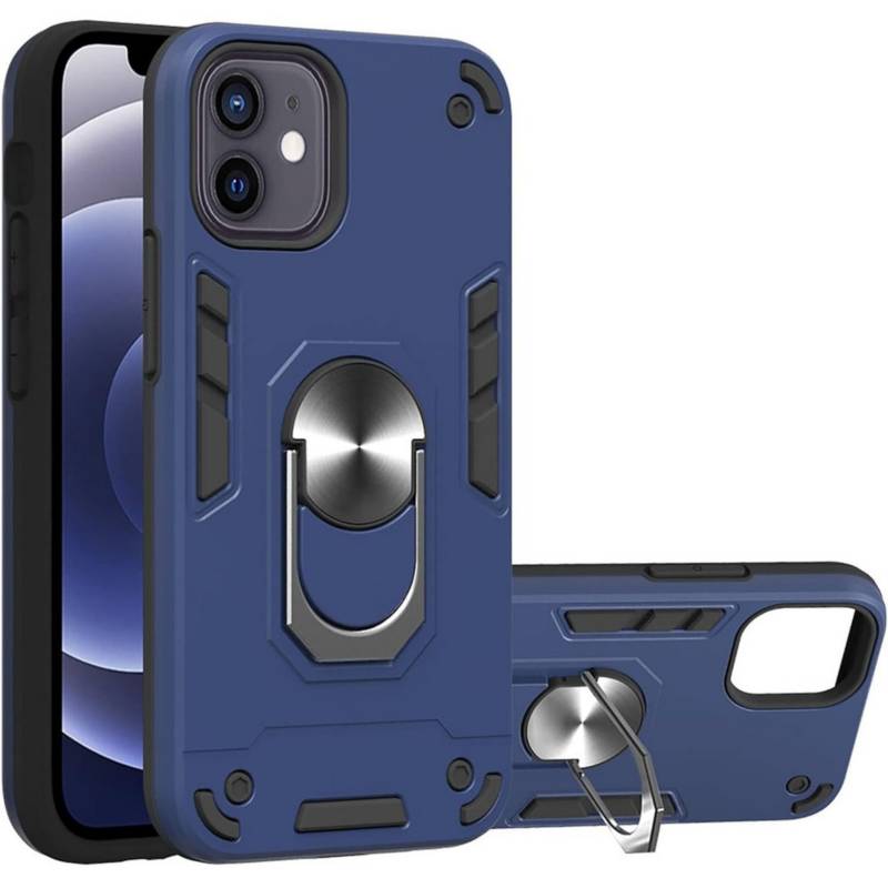 Funda Protector Camara Con Anillo Para iPhone 13 Mini + Mica